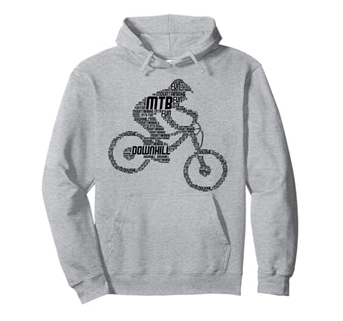 Mountain Bike Downhill MTB Bici Ciclismo Biker Bambini Ragazzi Felpa con Cappuccio