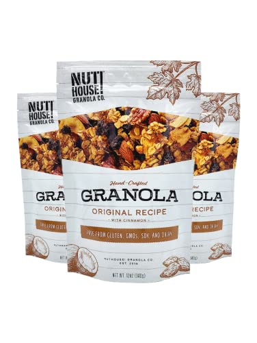 NutHouse! Granola Company - Premium Original Recipe Granola | Certified Gluten-Free, Non-GMO, Kosher...