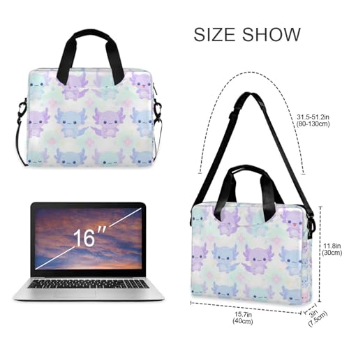 Bolso bandolera para laptop 15.6 pulgadas con asa y correa miniatura 5
