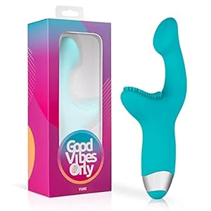 Good Vibes Only G-spot vibrator Yuki met 10 vibratie-instellingen, stimulatie van de clitoris en het G-punt (blauw)