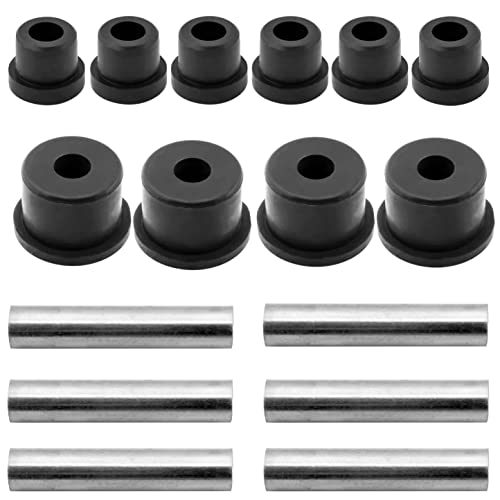 Roykaw Rear Leaf Spring Shackle Bushing Sleeves Kits for EZGO RXV 2008-up Gas/Electric Golf Cart Models Replaces OEM # 620160, 620161, 624030