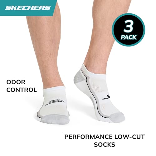 Socks Hombre Skechers classic de algodon acolchado pack de 10 pares low cut 3