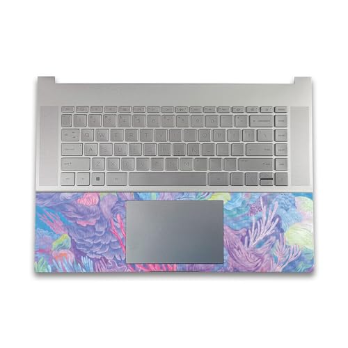 Image of Carbon Fiber Gaming Skin Compatible with HP Envy x360 16 inch (2023) - Dreamy Reef - Premium 3M Vinyl Protective Wrap Decal Cover - Easy to Apply | Crafted in The USA by MightySkins