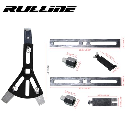 RULLINE 3-Piece Fuel Pump Lock Ring Tool Set – Adjustable Wrench by RULLINE - Used condition - Image 2