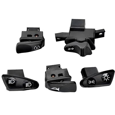 1 Piece Motorcycle Switch Button for Piaggio for Vespa Horn Turn Signal High Low Beam Headlight Switches(1 Piece Horn)