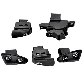 1 Piece Motorcycle Switch Button for Piaggio for Vespa Horn Turn Signal High Low Beam Headlight Switches(1 Piece Horn)