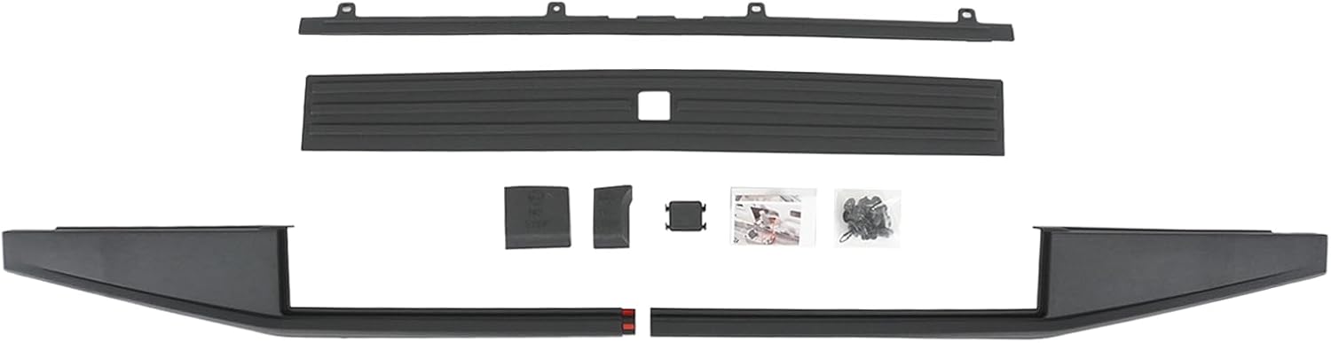 Tailgate Molding Trim 6PCS for Ford F150 F-150 2015-2020 Flexible Flex Step Protector Cap Top Trim Replace FO1904139, FL3Z9940602B, FL3Z9941018AB, FL3Z1540602AA