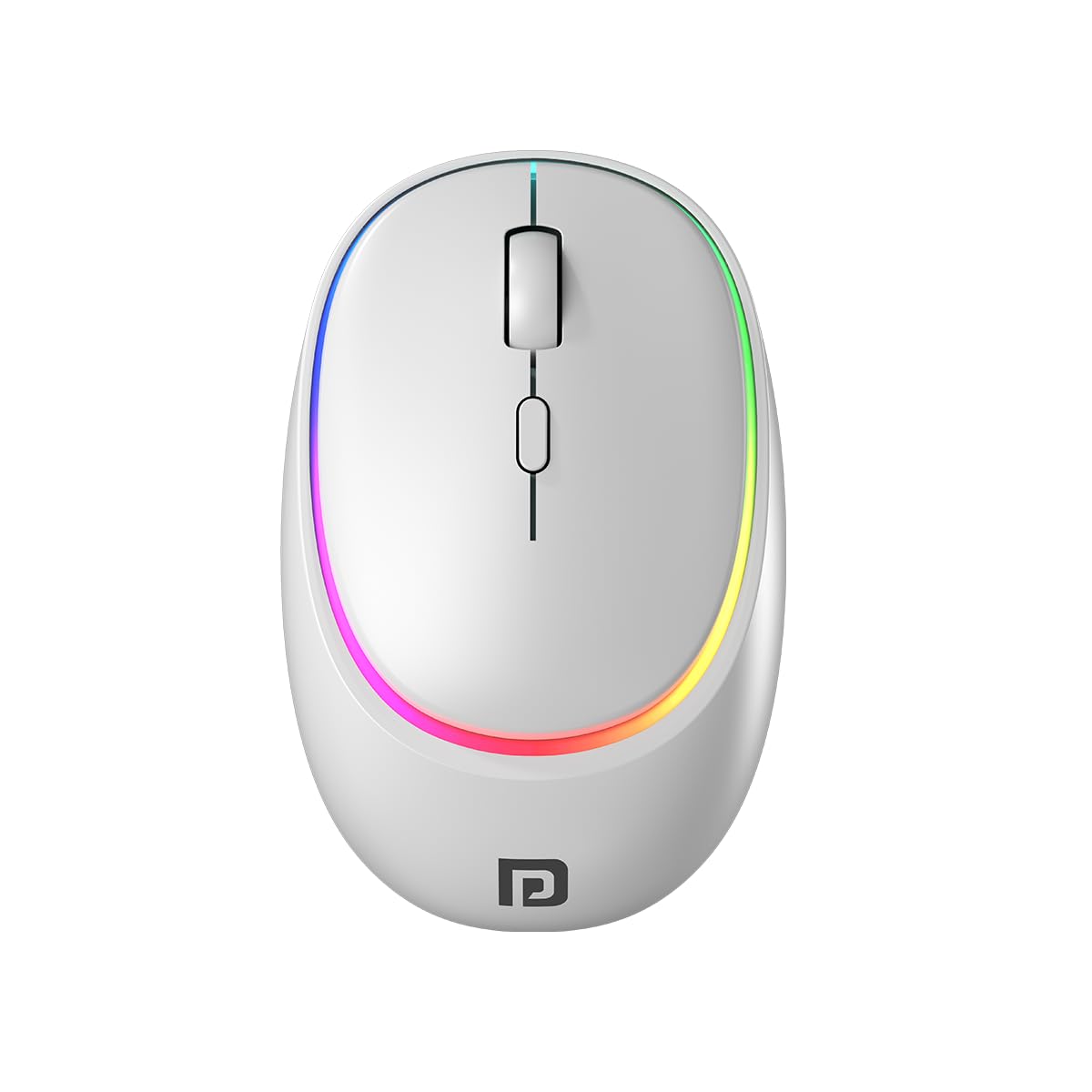 Portronics Toad IV Bluetooth Mouse with 2.4 GHz Wireless (Dual Connectivity), Rechargeable, Connect up to 3 Devices, RGB Lights, Adjustable Optical DP...