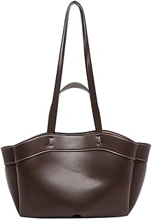 大容量トートバッグ 女性用 トレンディ PUレザー ショルダー パース ハンドバッグ 仕事 ショッピング トップハンドル サッチェル