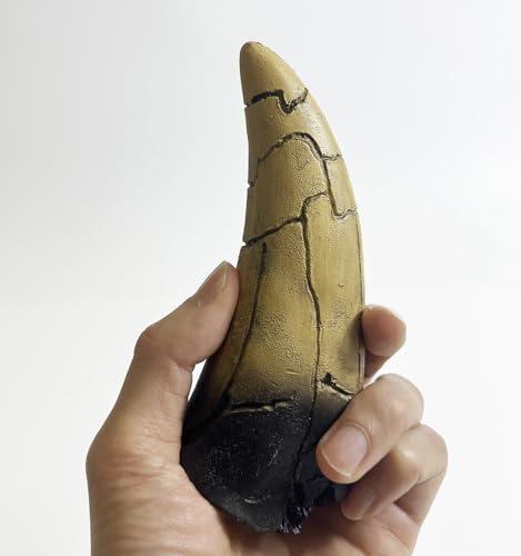 Image of 5.1 inches Tyrannosaurus Tooth Direct Cast Replica,Dinosaur Relic Bone Replica
