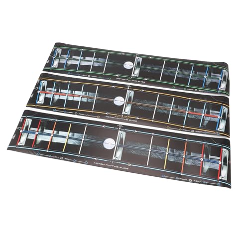 Tapis de putting de golf avec instructions et rail contre les mauvais swings