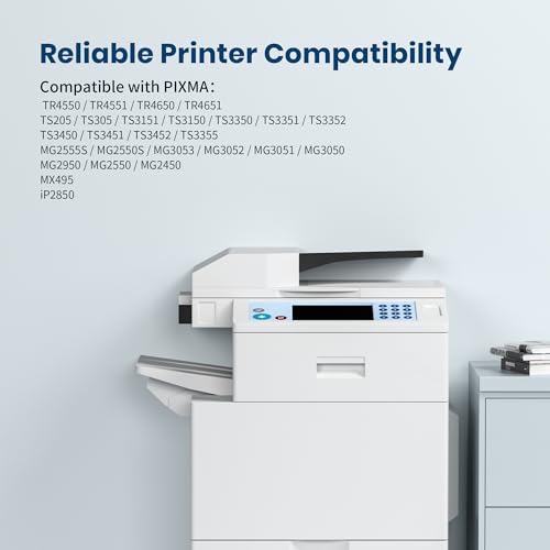 545XL 546XL Ink Cartridges Replacement for Canon Ink Cartridges 545 546 PG-545 CL-546 XL Black and Colour for Pixma TS3350 TS3150 MG3050 MG2550S MG2950 TR4550 TR4551 TR4650 MX495 TS3355 Printer