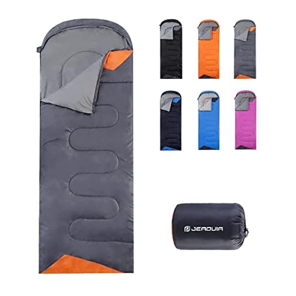 Slaapzakken voor volwassenen Backpacken - Ultralight Lichtgewicht & Waterdichte Slaapzakken voor Womens Mens Jeugd voor Warm Camping Wandelen Outdoor Reizen Jacht (Grijs)