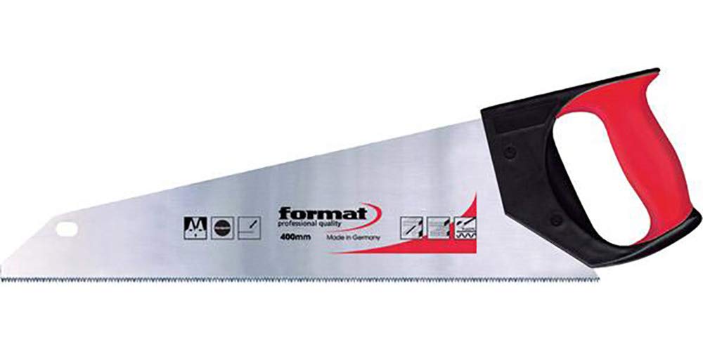 Format 7673030400 - Sierra manual mango de 2 componentes. 12dientes/pulgada 350 mm
