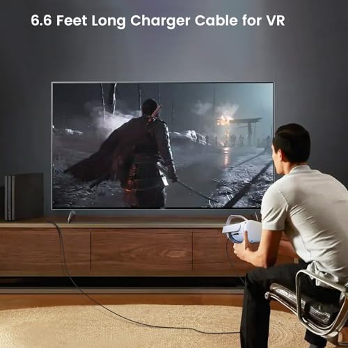 Cargador USB C 65W compatible con Meta Oculus Quest 3s y cable para Pico 4 2