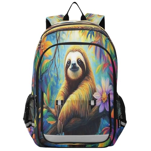 Sac à dos ordinateur portable avec grand compartiment pour lycée et voyage