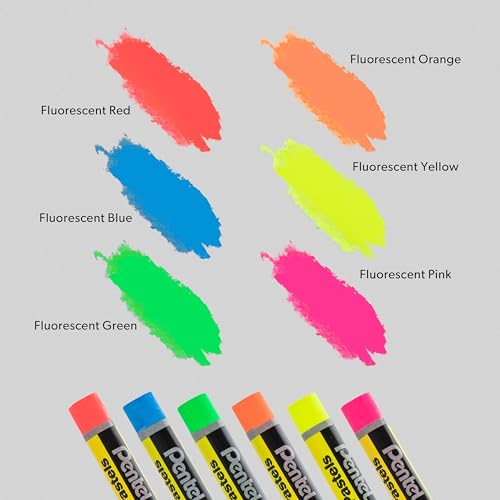 Pentel Arts Oil Pastels - 50 Color Set with Metallic and Fluorescent Packs, 3pk Set by Pentel - Used condition - Image 6