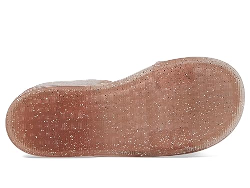 mini melissa Girl's Mini Mar Sandal + Barbie (Toddler/Little Kid) Pink Glitter 5 Toddler M3