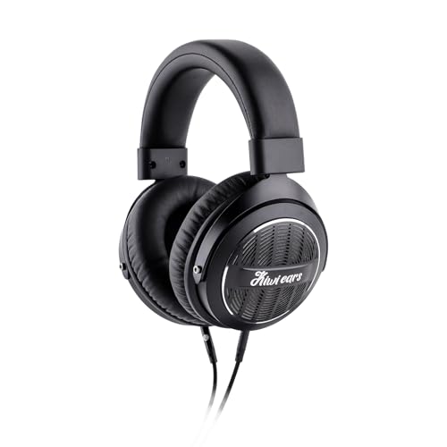 Linsoul Kiwi Ears Ellipse – studyjne słuchawki nauszne z dynamicznym przetwornikiem, przewodowe słuchawki stereo Hi-Fi do gier, konstrukcja otwarta, z odłączanym kablem, dla muzyków i audiofilów