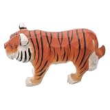 Holibanna Adornos De Escritorio De Animales Decoración De Animales Pequeños Figura De Tigre Tallada De Figura De Tigre Clásica Modelo De Tigre Realista Estatua De Tigre Figura