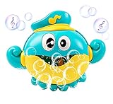 Máquina de burbujas de baño automática: esta es una bonita máquina de burbujas de baño que puede hacer muchas burbujas. Funciona con 3 pilas AA, simplemente instálalo en la pared y vierte agua y crema de baño en el recipiente, puede obtener muchas burbujas para añadir diversión al baño del bebé.