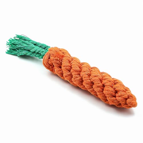 Tiardey 2 pcs Carrot Dog Game, Robust Chew Dog Toy for Puppies Teeth Cleaning, Interactive Dog Game, Small, Medium Dogs - Image 3