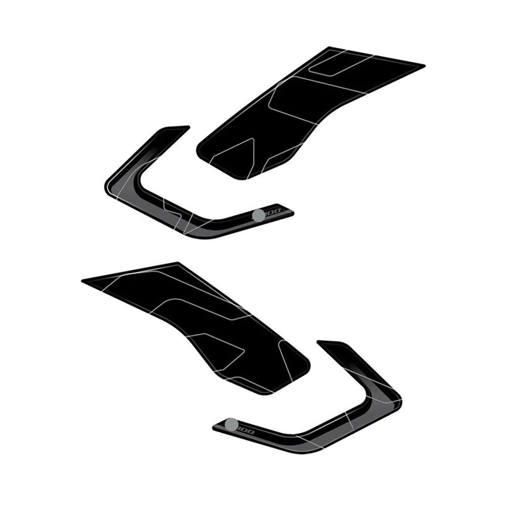 Réservoir latéral R1300GS autocollants protection moto résine époxy