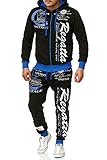jogginganzug herren xxl baumwolle Perfekt für unterwegs, beim Sport, oder einfach für einen gemütlichen Abend zu Hause. Der Jogginganzug ist so bequem, dass Sie ihn nicht mehr ausziehen möchten