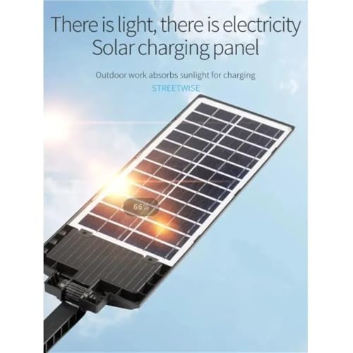 Foco solar exterior W789B-4 para asegurar caminos oscuros con luz LED potente y mando 6