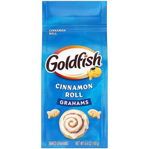 79¢ coupon - Goldfish Cinnamon Roll Crackers, 6.6oz