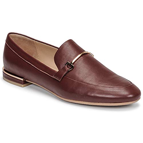 Chaussures bateau Jb Martin Albi mocassins en cuir noir violet et vert pour femme