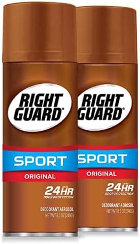 Right Guard Sport Deodorant Aerosol Spray, Original, 8.5 Ounce (Pack of 2)