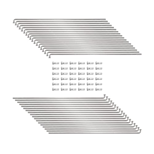 TSTRAUM Fahrrad Speichen 36 Stück mit 36 Nippel,110-309mm,Durchmesser 2mm...