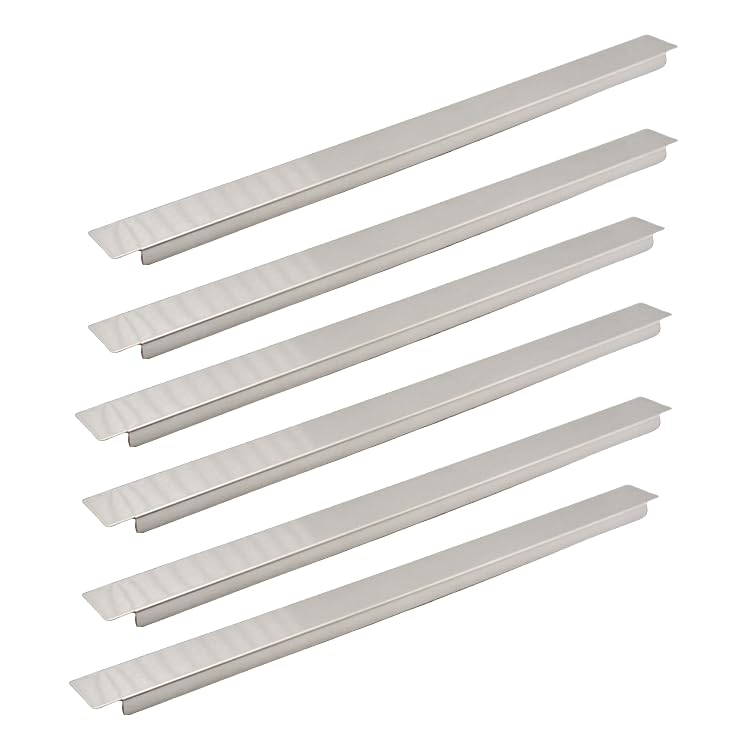 6 Pack 12.8 Inch 325 mm Stainless Steel Adaptor Bar for Food Pan, Divider Bar for Food Service Bain Marie Steam Table Steam Loss Prevention
