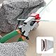 LEONTOOL Glaslaufzange mit Gummispitzen zum Schneiden von Glasschlüsselanhänger-Zangen mit gebogenen Backen, Glasschneidezange, Glasschneidewerkzeuge für Schlüsselanhänger, Hardware-Installation und