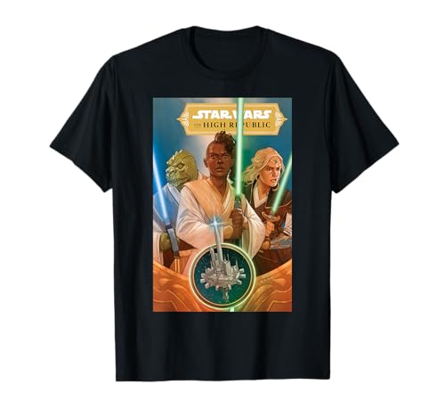 T-shirt Star Wars High Republic vêtement imprimé affiche Hero Cover