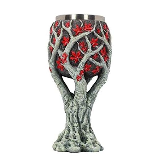 Juego de Tronos Cáliz Weirwood Tree Unisex Cáliz multicolor, Poliresina,