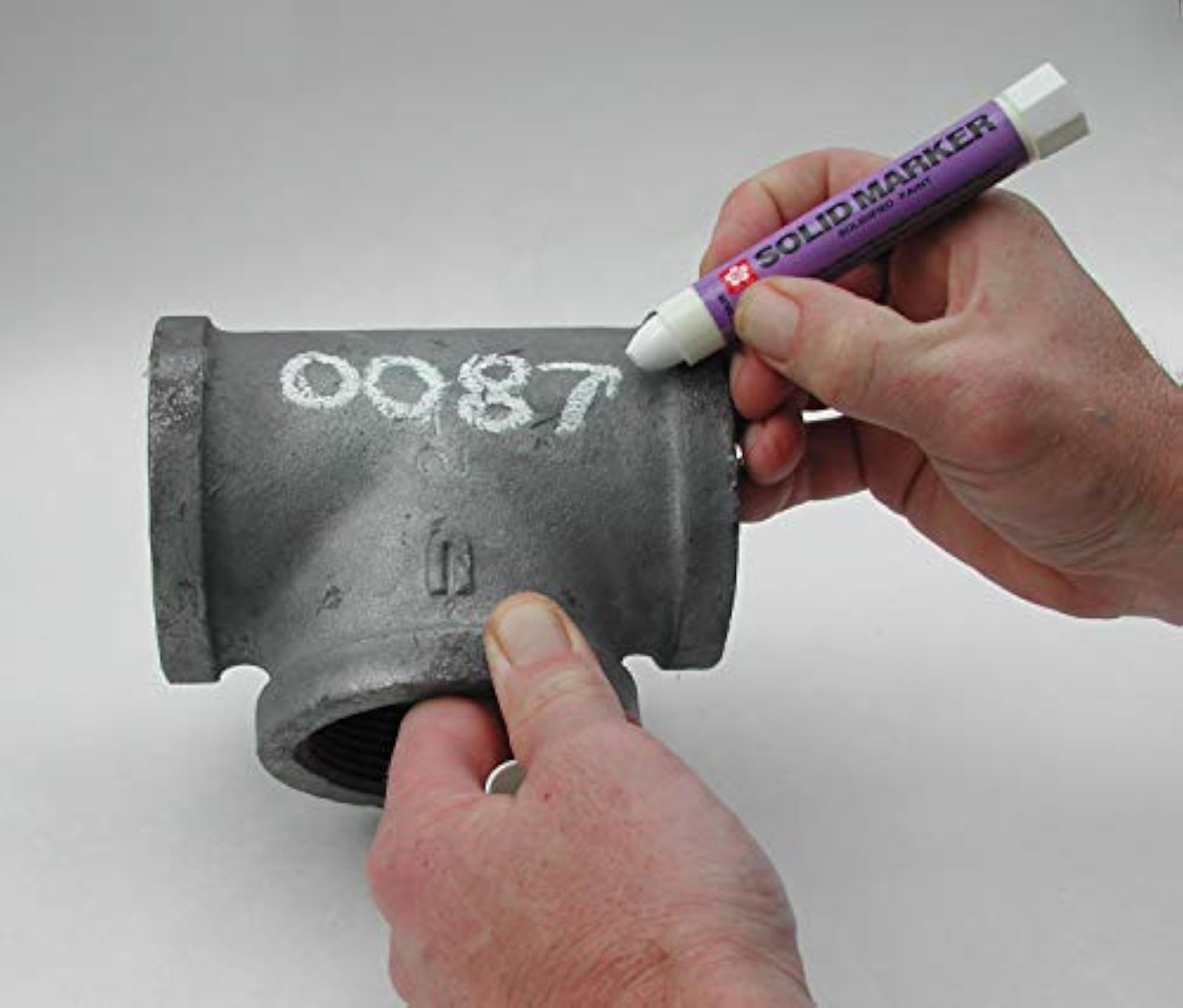 Solid Paint Marker for High Temperature Applications
