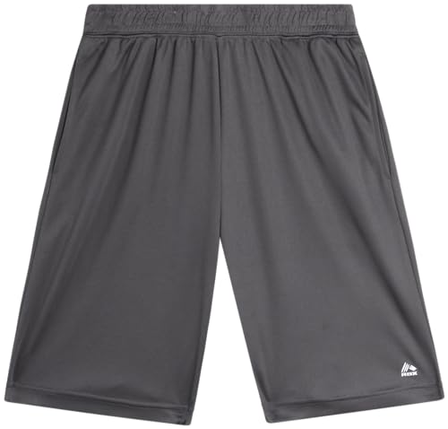 Rbx Boys' Athletic Shorts - 2 Pack Breathable Poly Fleece Performance Shorts With Pockets thumb #3