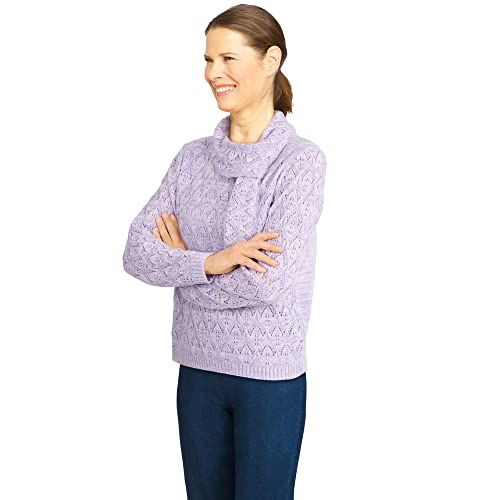 Alfred Dunner Women's Scarf Sweater3