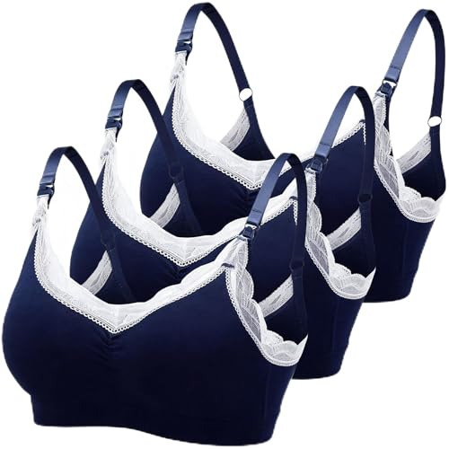 Soutien-gorge d'allaitement en coton sans armature lot de 3 pièces