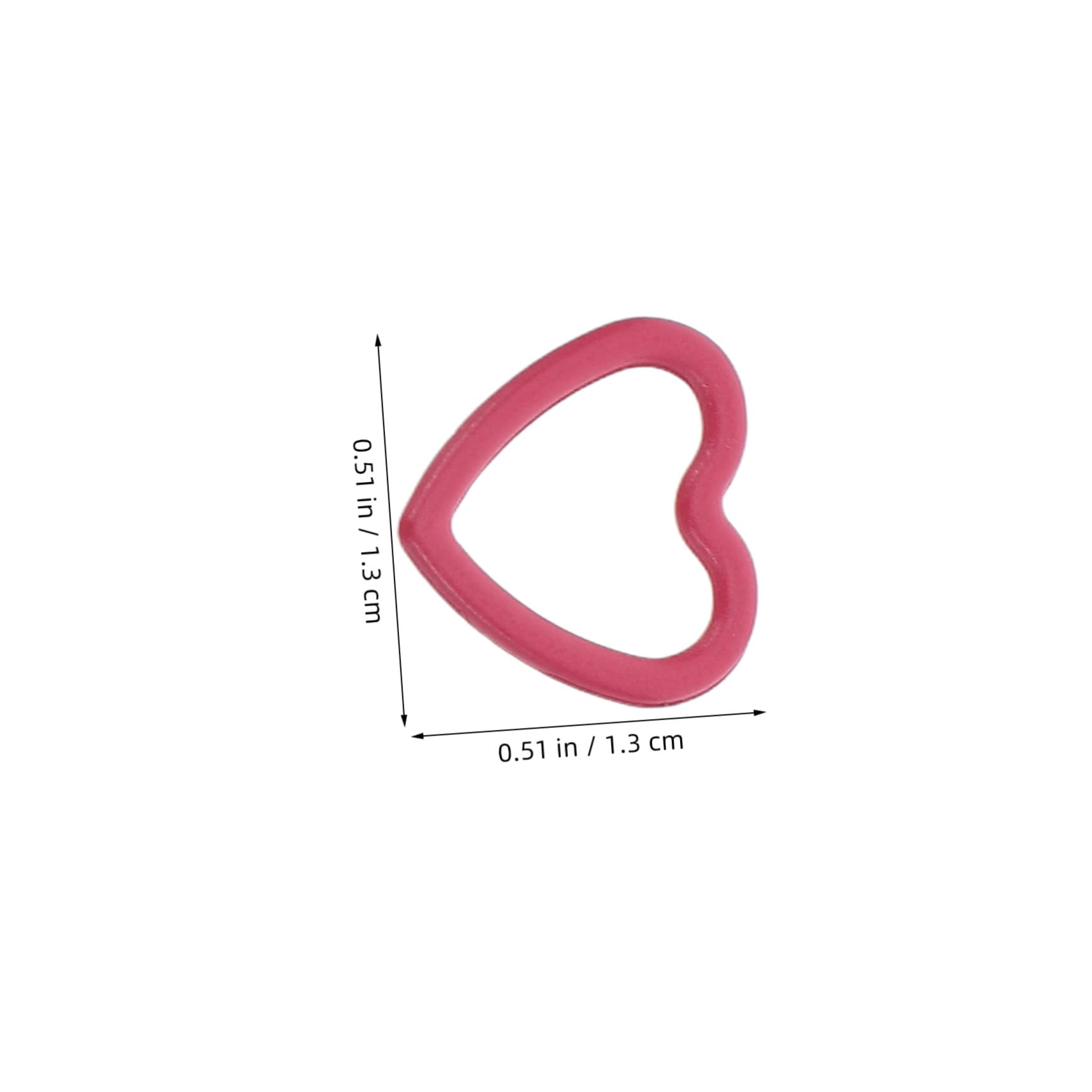 240pezzi Segnapunti Forma di Cuore in Metallo per Uncinetto e Lavoro Maglia Marcatore per Punti Rimovibile Strumento per Maglieria e Cucire