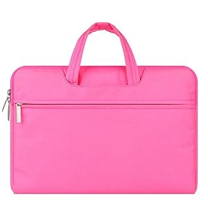 14 Inch Sleeve Case Briefcase Water Resistant Shockproof Computer Bag for Laptops/Notebooks/Ultrabook... Pink