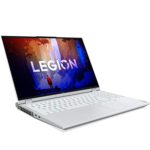 Image of Lenovo Legion 5 Pro AMD Ryzen 7 6800H 16 inch (40.64cm) QHD IPS 165Hz 500Nits Gaming Laptop (16GB /1TB SSD /Win 11 /Office 2021 /NVIDIA RTX 3060 6GB /Alexa /3 Month Game Pass /Glacier White /2.5Kg), 82RG00ELIN