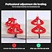 HRGGN Professional Tile Leveling System Kit，Anti-Loosening Spacers/Wall, Bathroom Tiling -1/32-1/16-1/8 Precision Alignment & Grout Spacing Tools(200caps, 1/32-1/16-1/8)