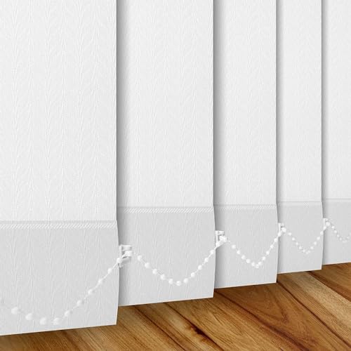 EUROBLINDS - KINETON Vertical Blind Slats Made to Measure 89mm (3.5") WIDE Louvres Complete with HANGERS, WEIGHTS AND CHAINS - Image 6