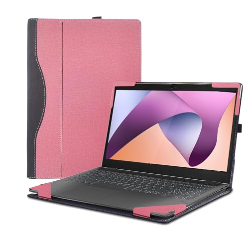 Laptop Cover for Lenovo IdeaPad Flex 5 2-in 1 2023 Business Laptop 16" Flex 5 16 ABR 8 |16ALC7 |16IAU7 |16IRU8 | PU Leather Notebook Sleeve Detachable Protective Bag Shell (Pink) -  VEVOOD