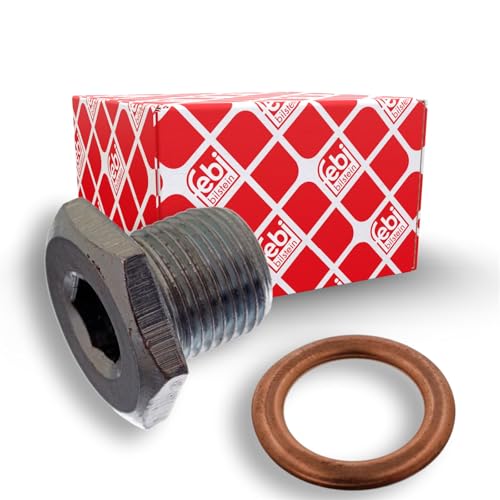 febi bilstein 47130 Ölablassschraube mit Dichtring , 1 Stück