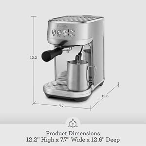 Breville BES500BSS Bambino Plus Espresso Machine, Brushed Stainless Steel — photo 3 of 6
