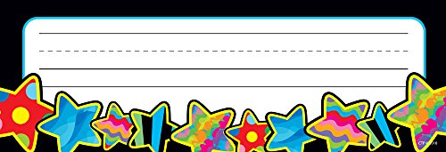 Creative Teaching Press Poppin' Patterns Stars Name Plate (4520)